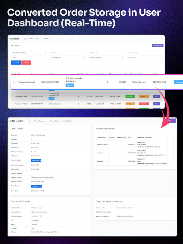 MessOrder – AI Powered Messenger Chat-to-Order Auto Conversion & Dashboard Order Storage (SaaS)