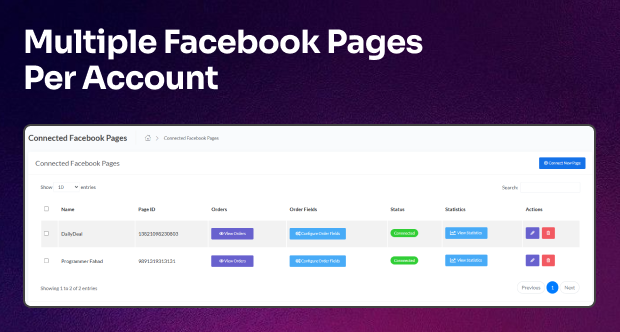 MessOrder – AI Powered Messenger Chat-to-Order Auto Conversion & Dashboard Order Storage (SaaS)